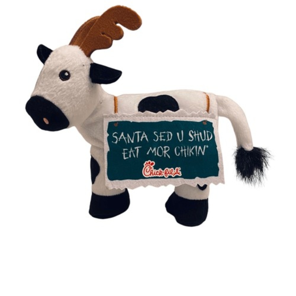 2015 Chikfila Cow Reindeer Christmas Holiday Promo‎ 7" Plush